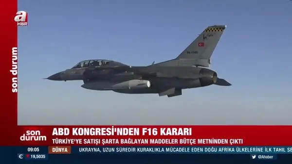 ABD'den Türkiye'ye F-16 satışına ilişkin flaş karar! Satış için kısıtlayıcı koşullar kaldırıldı | Video