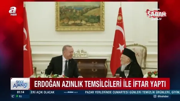 Son Dakika... Başkan Erdoğan, azınlık cemaatlerinin temsilcileri ile iftar yaptı | Video