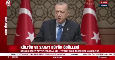 SON DAKİKA: Cumhurbaşkanlığı Kültür ve Sanat Büyük Ödülleri sahiplerini buldu! Başkan Erdoğan duyurdu: Teoman Duralı’nın ismi orada yaşatılacak