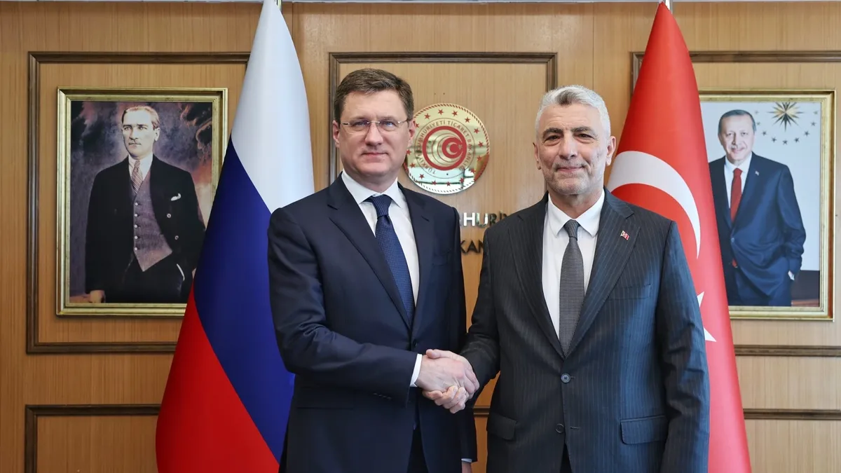 100 milyar dolarlık hedef masada! Bakan Bolat’tan Rusya Başbakan Yardımcısı Novak ile kritik temas 100 milyar dolarlık hedef masada! Bakan Bolat’tan Rusya Başbakan Yardımcısı Novak ile kritik temas