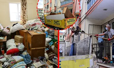 Manisa’da çöp ev alarmı! Kötü koku ihbar korkunç manzarayı ortaya çıkardı: Meğer 10 yıl boyunca… #manisa