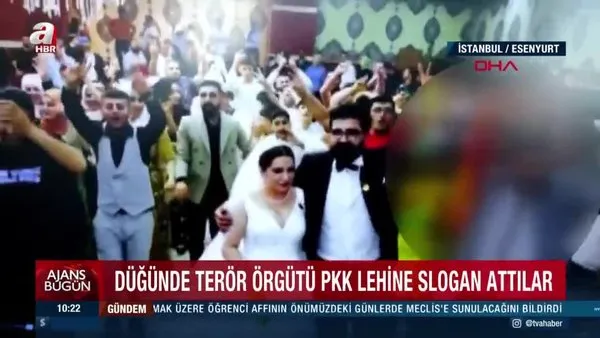 Örgüt propagandasına dönüşen düğünde 10 tutuklama! CHP'li başkan da çelenk göndermiş | Video