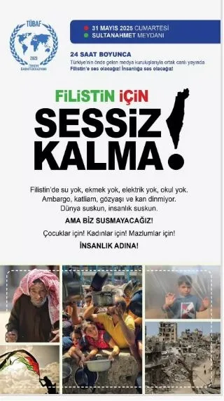 Filistin İçin Sessiz Kalma Canlı Yayın 2