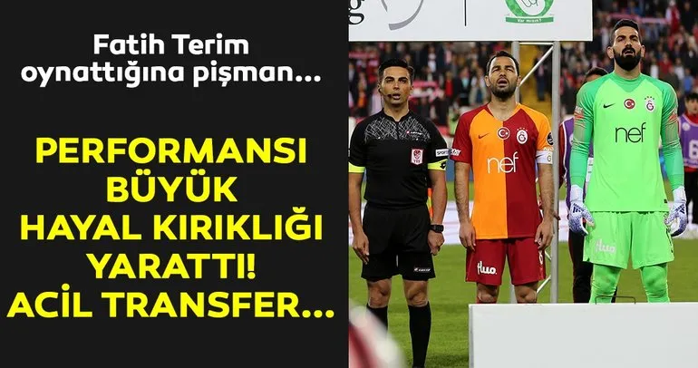 Galatasaray’da İsmail Çipe hayal kırıklığı yarattı! Kaleci transferi kapıda...