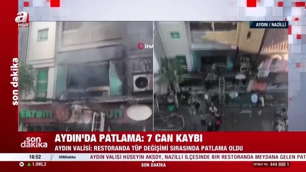 SON DAKİKA: Aydın’da restoranda patlama! Vali Aksoy: 