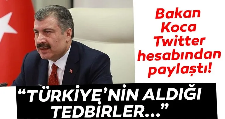 Bakan Fahrettin Koca paylaştı! İşte Türkiye’nin aldığı tedbirlerin Avrupa ile karşılaştırması!