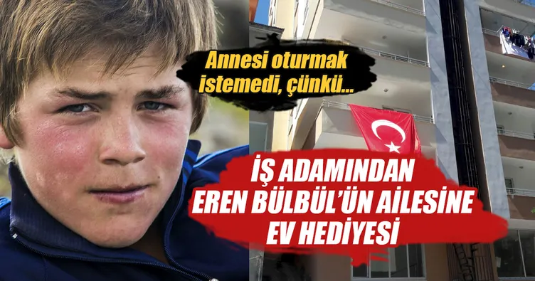 Şehit Eren’in ailesine ev