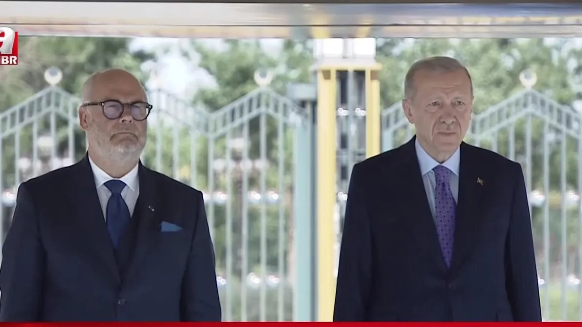 Estonya Cumhurbaşkanı Karis Ankara'da