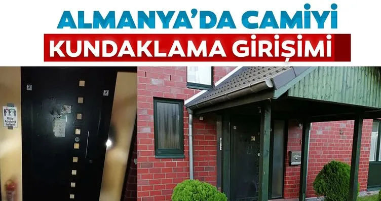 Almanya’da camiyi kundaklama girişimi
