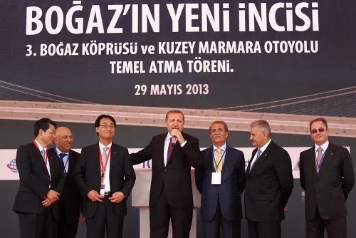 3. Boğaz Köprüsü'nün temeli atıldı