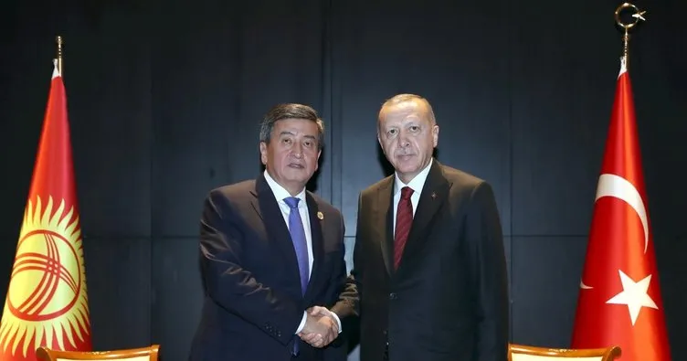 Başkan Erdoğan Kırgızistan Cumhurbaşkanı Sooronbay Ceenbekov ile telefonda görüştü