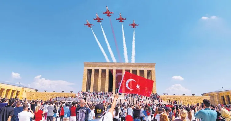 Anıtkabir’e ziyaretçi akını