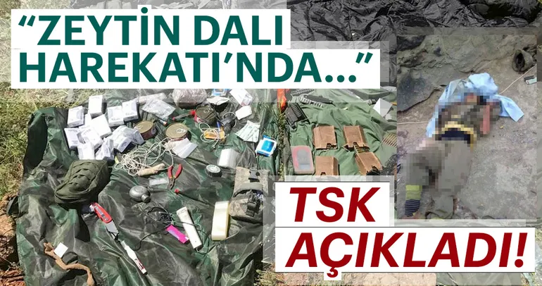 TSK açıkladı