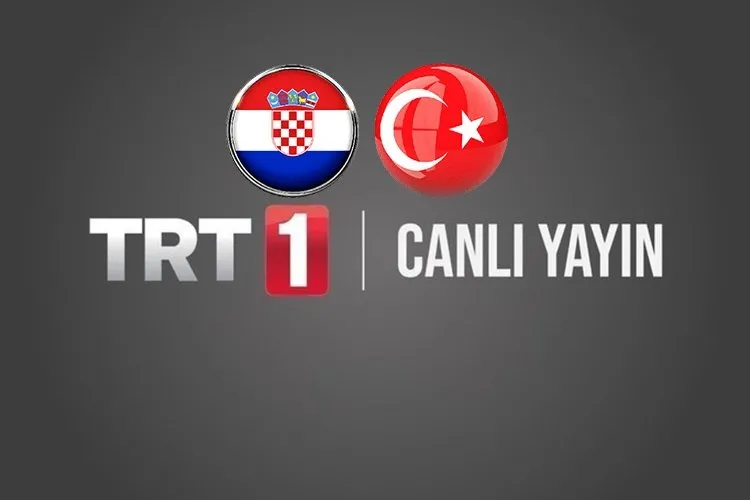 TRT 1 CANLI MAÇ İZLE EKRANI | EURO 2024 Elemeleri D Grubu Hırvatistan Türkiye maçı canlı izle linki ile TRT 1 canlı yayın izle!