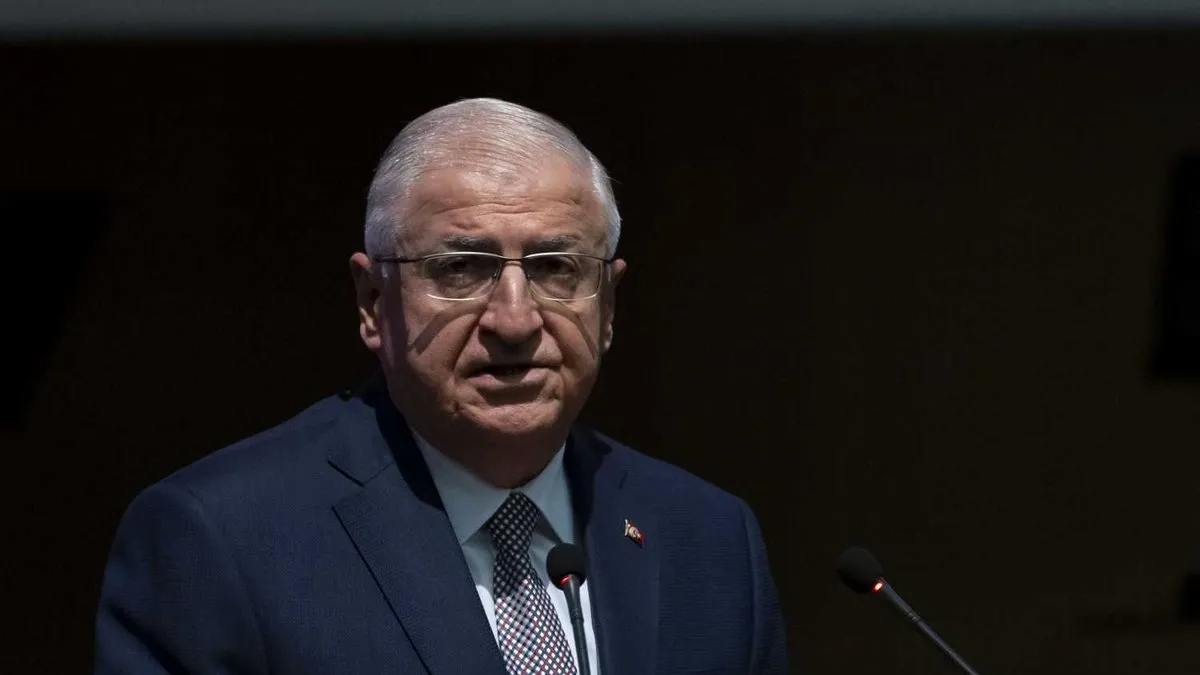 SON DAKİKA! Milli Savunma Bakanı Yaşar Güler: Terör örgütü koşulsuz silahlarını teslim etmelidir