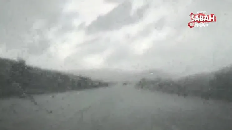 Erzincan’da yaz günü dolu yağışı | Video