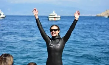 Şahika Ercümen, Serbest Dalış Türkiye Şampiyonası'nda 4 altın madalya kazandı #antalya