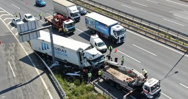 kuzey marmara otoyolu nda kaza son dakika haberler