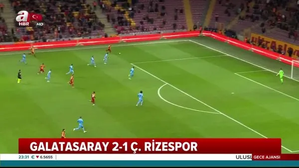 Galatasaray 2-1 Rizespor Maç Özeti... Türkiye Kupası son 16 turu rövanş maçı