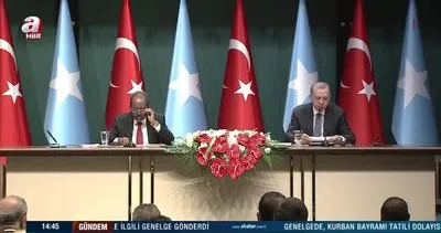 Somali Cumhurbaşkanı Ankara’da! Başkan Erdoğan’dan ortak basın toplantısında önemli açıklamalar | Video