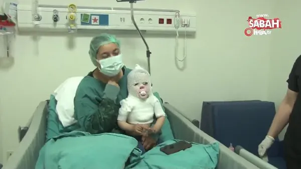 Üzerine sıcak su dökülen Beril bebek iyileşmeye başladı | Video