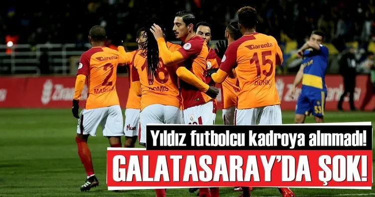Galatasaray’da şok! Gomis kadroda yok