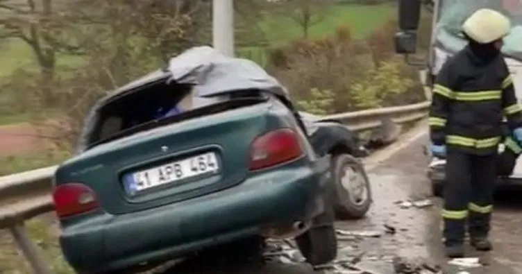 İzmit’te feci kaza: 1 ölü