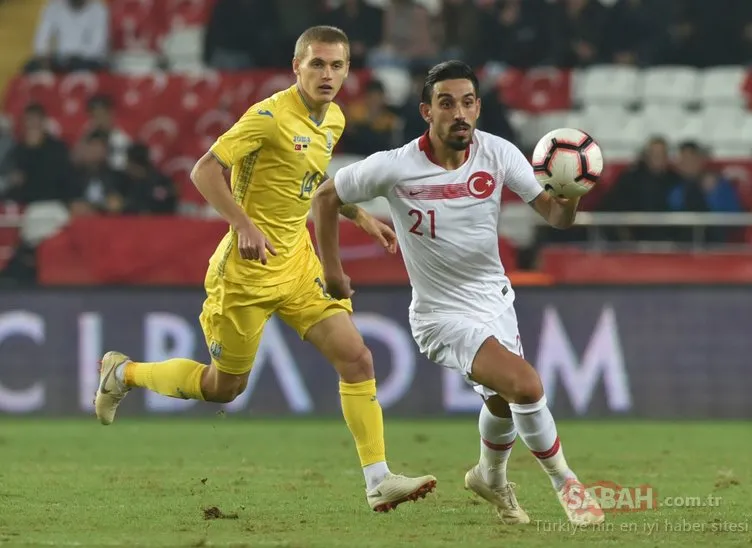 Türkiye - Ukrayna maçından kareler