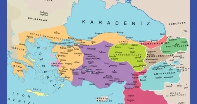 Anadolu Da Kurulan Ilk Turk Beylikler Ve Eselerleri Nelerdir Egitim Haberleri