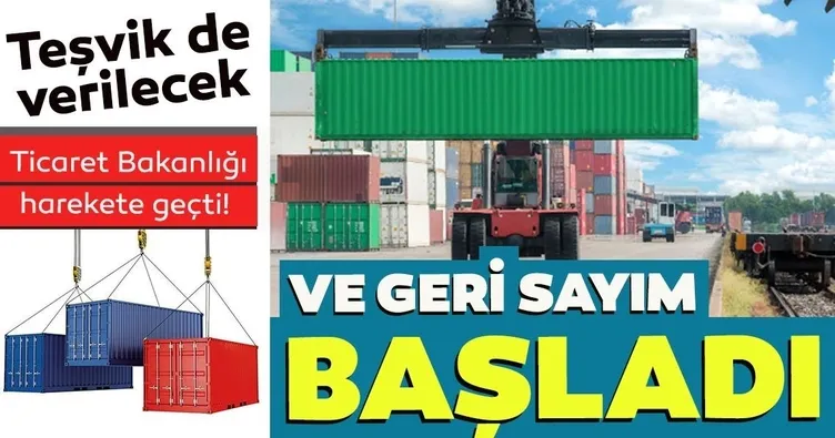 Yerli konteyner için geri sayım