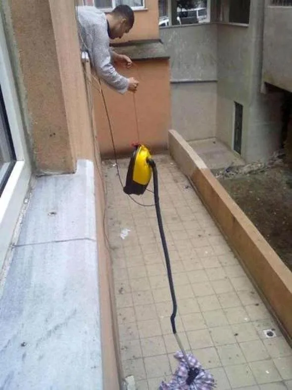 Tembelliğin bu kadarı!