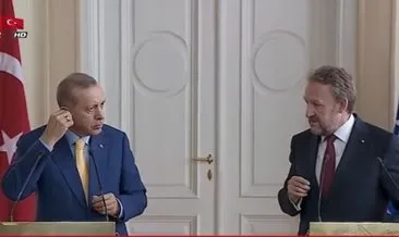 Cumhurbaşkanı Erdoğan ve İzetbegoviç ortak basın toplantısı düzenledi