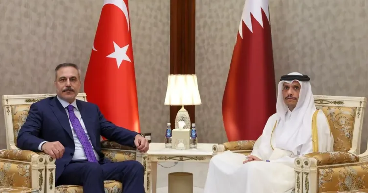 Bakan Fidan, Katarlı ve Suriyeli mevkidaşlarıyla görüştü