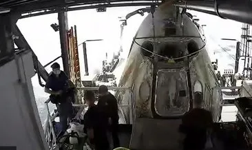 NASA astronotlarını taşıyan SpaceX kapsülü Dünya’ya döndü