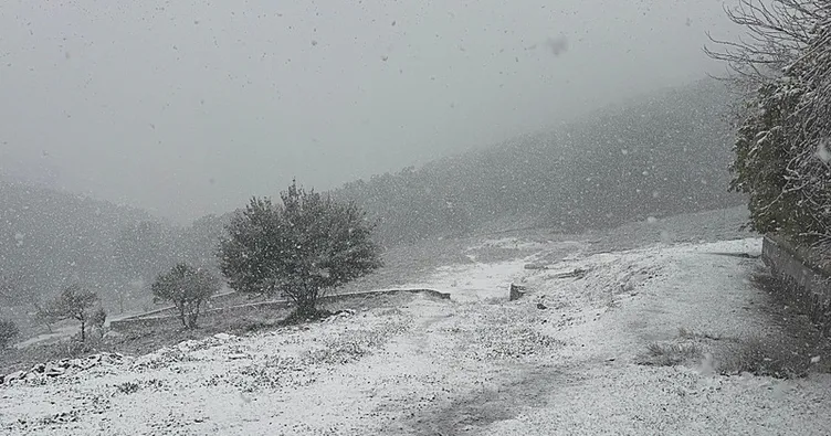 İstanbul’a mevsimin ilk karı düştü! Aydos Ormanı beyaza büründü