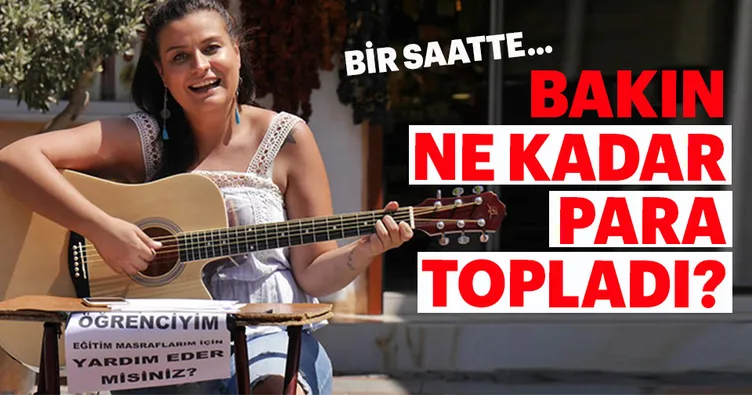Bir saatte bakın ne kadar para kazandı?