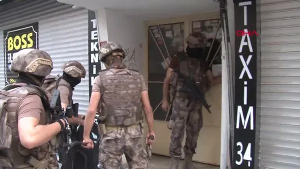 İstanbul Pendik'teki uyuşturucu operasyonu kamerada