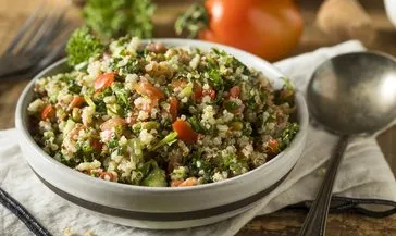 Kinoa tabule salatası: Hem şifa hem lezzet deposu...