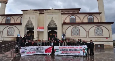 Kars'tan Gazze'ye destek: Varımızla yoğumuzla direneceğiz #kars