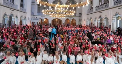 Çocukların tekne orucu sevinci: 2 bin çocuk camide buluştu #trabzon