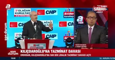 Son dakika: Başkan Erdoğan’dan Kılıçdaroğlu’na manevi tazminat davası | Video