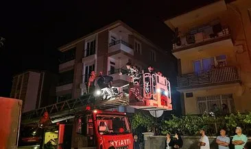 Çorum'da 5 katlı binada yangın paniği #corum