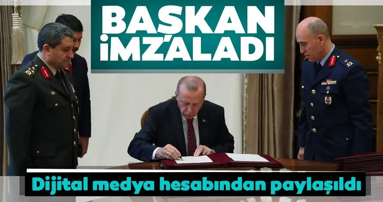 Son dakika... Erdoğan, YAŞ kararlarını onayladı!