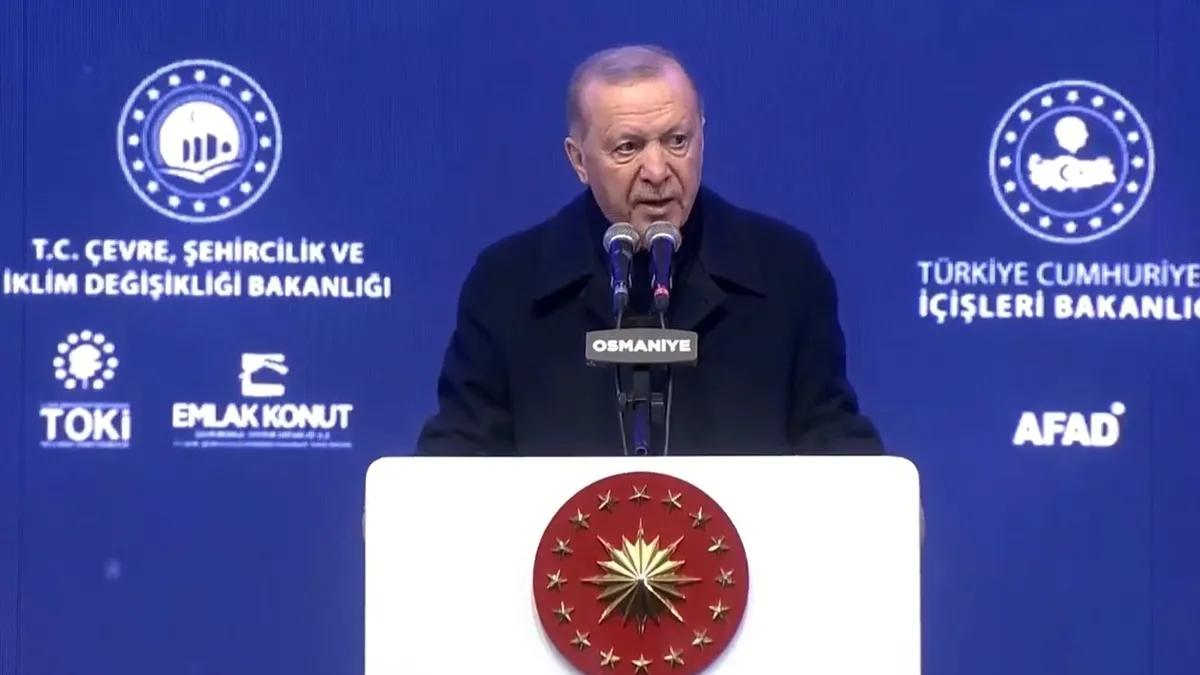 Son dakika! Başkan Erdoğan 6 Şubat'ta Osmaniye'de konuştu: 86 milyon yeniden doğduk, Türkiye'nin gücünü gösterdik!