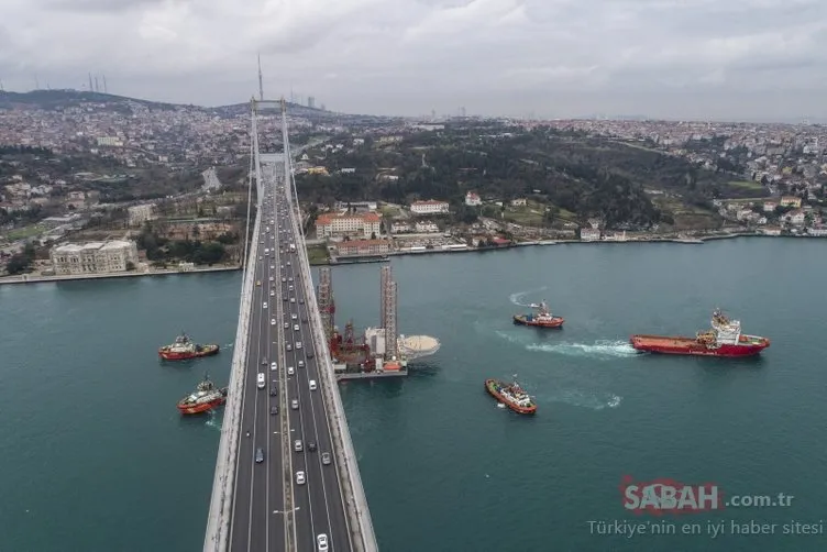 Dev platform GSP Saturn İstanbul Boğazı’ndan böyle geçti