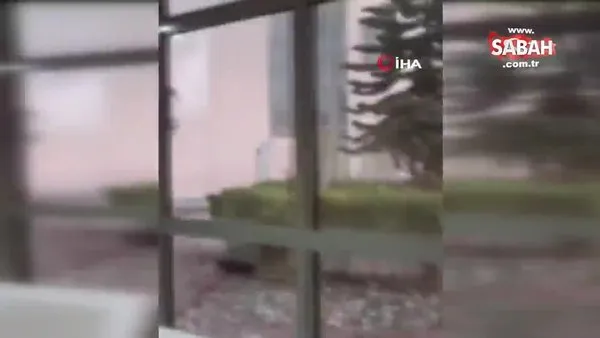 İsrail’in Türkiye-Filistin Dostluk Hastanesi’ne düzenlediği saldırı anı görüntülendi | Video
