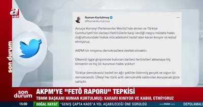 TBMM Başkanı Kurtulmuş’tan AKPM’nin raporuna tepki: Kınıyoruz | Video