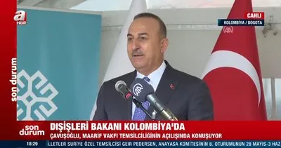 Dışişleri Bakanı Çavuşoğlu, Maarif Vakfı Temsilciliğinin açılışında konuştu
