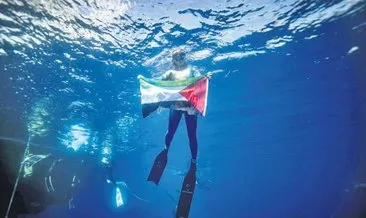 Şahika rekoru geliştirdi Filistin bayrağı açtı #antalya