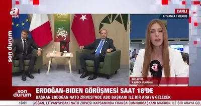 Başkan Erdoğan, Macron ile görüştü | Video